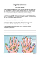 anteprima - Esercizi - L'igiene nel tempo: dalle terme romane al sapone – Fascicolo con letture ed esperimento (scuola primaria) - Pagina 1