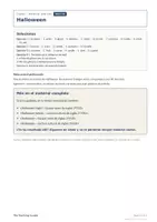 Vista previa - Hojas de trabajo - Halloween – Pasatiempos gratis de inglés 1º ESO - página 3