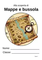 anteprima - Esercizi - Mappe e bussola – Orientamento, punti cardinali e caccia al tesoro - Pagina di copertina