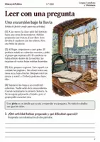 Vista previa - Hojas de trabajo - Comprensión lectora · Lengua, 1.º ESO: relatos y textos de otoño · 30 cuadernos - página 2