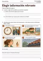 Vista previa - Hojas de trabajo - Cuaderno de lectura · Lengua, 1.º ESO: excursión bajo la lluvia - página 3