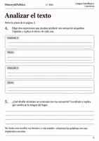 Vista previa - Hojas de trabajo - Cuaderno de lectura · Lengua, 1.º ESO: la plaza al atardecer - página 3