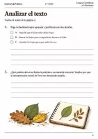 Vista previa - Hojas de trabajo - Cuaderno de lectura · Lengua, 1.º ESO: un aviso en la puerta - página 3