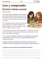 Vista previa - Hojas de trabajo - Cuaderno de lectura · Lengua, 1.ESO: la persona recién llegada - página 1
