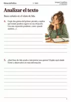 Vista previa - Hojas de trabajo - Cuaderno de lectura · Lengua, 1.ESO: la persona recién llegada - página 3
