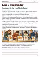 Vista previa - Hojas de trabajo - Comprensión lectora · Lengua, 1.º ESO: organización textual · 5 cuadernos - página 2