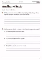 Vista previa - Hojas de trabajo - Cuaderno de lectura · Lengua, 1.º ESO antes de la tormenta - página 3