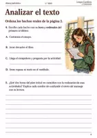 Vista previa - Hojas de trabajo - Cuaderno de lectura · Lengua, 1.º ESO: una tarde distinta - página 3