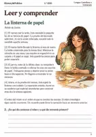 Vista previa - Hojas de trabajo - Cuaderno de lectura · Lengua, 1.º ESO: el relato con saltos temporales - página 1