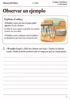 Vista previa - Hojas de trabajo - Cuaderno de lectura · Lengua, 1.º ESO: una promesa incumplida - página 2