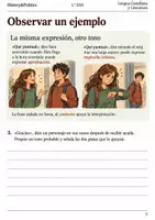 Vista previa - Hojas de trabajo - Cuaderno de lectura · Lengua, 1.º ESO: una discusión sobre normas - página 2