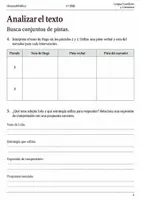 Vista previa - Hojas de trabajo - Cuaderno de lectura · Lengua, 1.º ESO: una discusión sobre normas - página 3