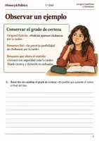 Vista previa - Hojas de trabajo - Cuaderno de lectura · Lengua, 1.º ESO: una noticia meteorológica inventada - página 2