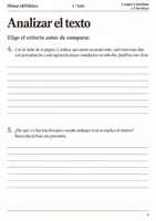 Vista previa - Hojas de trabajo - Cuaderno de lectura · Lengua, 1.º ESO datos de lluvia simulados - página 3
