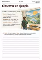 Vista previa - Hojas de trabajo - Comprensión lectora · Lengua, 1.º ESO: lectura crítica · 5 cuadernos - página 3