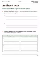 Vista previa - Hojas de trabajo - Cuaderno de lectura · Lengua, 1.º ESO el título engañoso - página 3