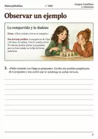 Vista previa - Hojas de trabajo - Cuaderno de lectura · Lengua, 1.º ESO: una frase ambigua - página 2
