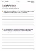 Vista previa - Hojas de trabajo - Cuaderno de lectura · Lengua, 1.º ESO: una frase ambigua - página 3