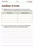 Vista previa - Hojas de trabajo - Cuaderno de lectura · Lengua, 1.º ESO: lectura final inédita - página 3