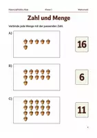Vorschau - Arbeitsblätter - Eicheln zählen bis 20 Arbeitsheft Klasse 1 - Seite 3