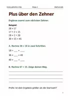 Vorschau - Arbeitsblätter - Plus und Minus bis 100 Arbeitsheft Klasse 2 - Seite 2
