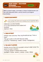 Vorschau - Arbeitsblätter - Halloween Englisch Suchsel Klasse 3 - Seite 2