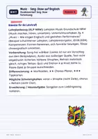 Vorschau - Arbeitsblätter - Englisch Musik Songteile Quiz Klasse 4 - Seite 2