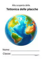 anteprima - Esercizi - La tettonica delle placche – Vulcani, terremoti e tsunami con gioco da tavolo - Pagina di copertina