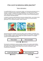anteprima - Esercizi - La tettonica delle placche – Vulcani, terremoti e tsunami con gioco da tavolo - Pagina 1