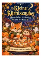 Vorschau - Arbeitsblätter - Halloween in der Kita – Bildkarten, Wahrnehmung & Konzentration | Kleiner Kürbiszauber - Deckblatt