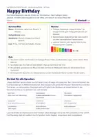 Vorschau - Stundenentwürfe - Happy Birthday – Unterrichtsentwurf & Boomwhacker-Noten farbig | kostenlos - Seite 2