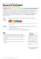 Vorschau - Stundenentwürfe - Kanon in D (Pachelbel) – Boomwhacker Noten farbig + Unterrichtsentwurf - Seite 2