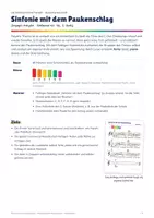 Vorschau - Stundenentwürfe - Sinfonie mit dem Paukenschlag (Haydn) – Boomwhacker Noten farbig + Unterrichtsentwurf - Seite 2