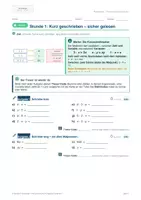 Vorschau - Unterrichtsreihen - Terme Schritt für Schritt 2 – Aufbaumodul (G-Kurs): 6 Stunden Arbeitsblätter mit Tresor-Selbstkontrolle - Seite 2