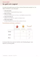 Vorschau - Arbeitsblätter - Logicals Advent | Lesen und Verstehen | 8 Rätsel in zwei Stufen | Klasse 1-3 | mit Bildkarten und Lösungen | Winter - Seite 2