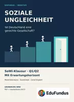 Vorschau - Klassenarbeiten - Soziale Ungleichheit | SoWi-Klausur Q1/Q2 NRW mit EWH - Deckblatt