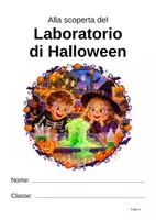 anteprima - Esercizi - Il laboratorio di Halloween per la primaria – 4 esperimenti di scienze da brivido - Pagina di copertina