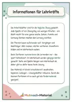 Vorschau - Arbeitsblätter - Tägliche Übung: ABC und Wörterbuch - Seite 1