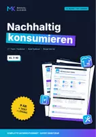 Vorschau - Unterrichtsreihen - Nachhaltiger Konsum im Alltag – Komplett - Deckblatt