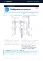 Vorschau - Arbeitsblätter - Kreuzworträtsel: Digitale Balance - Seite 1