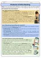 Vorschau - Arbeitsblätter - Girokonto & Onlinebanking: Überweisung, Lastschrift & Dauerauftrag - Seite 1