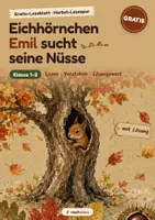 Vorschau - Arbeitsblätter - Herbst-Lesespur GRATIS: Eichhörnchen Emil sucht seine Nüsse – Lesen & Lösungswort | Deutsch Kl. 1–2 - Seite 1