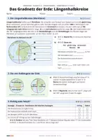 Vorschau - Arbeitsblätter - Gradnetz der Erde | Klasse 5/6 | 4 Arbeitsblätter mit Lösungen - Seite 3