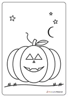 Vorschau - Mal- und Bastelvorlagen - Halloween Ausmalbilder Grundschule - Seite 1
