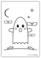 Vorschau - Mal- und Bastelvorlagen - Halloween Ausmalbilder Grundschule - Seite 2