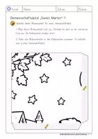 Vorschau - Arbeitsblätter - Gemeinschaftsbild Sankt Martin – 24 Teile - Seite 3