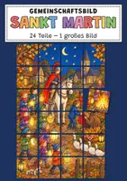 Vorschau - Arbeitsblätter - Gemeinschaftsbild Sankt Martin – 24 Teile - Deckblatt