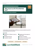 Vorschau - Stundenentwürfe - BBiG Pflichten Azubi Betrieb WiSo (Std 3) - Deckblatt