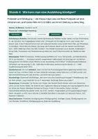 Vorschau - Stundenentwürfe - Probezeit und Kündigung WiSo (Std 4) - Seite 1
