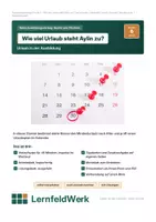 Vorschau - Stundenentwürfe - Urlaub Azubi Werktage WiSo (Std 6) - Deckblatt